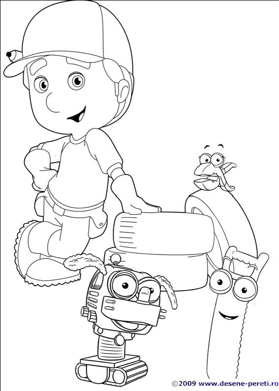handy manny desene colorat